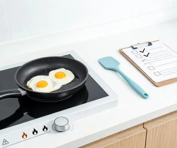Kitchen test breakfast station