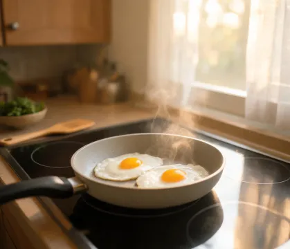 Frying pan for breakfast