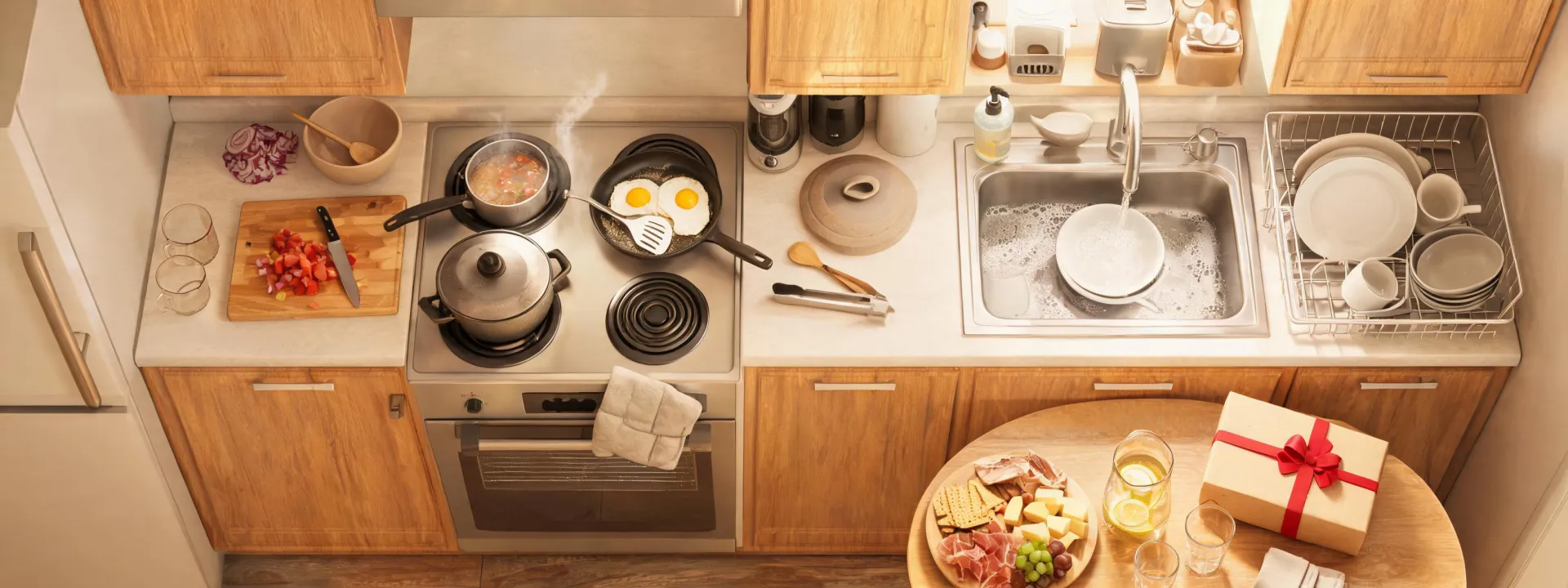Cookware use case map across home kitchens